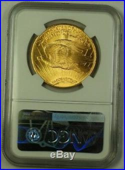 1924 US St. Gaudens $20 Double Eagle Gold Coin NGC MS-64 (Better) B