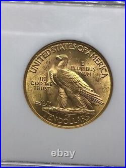 1926 Numismatic Mint MS61 Solid Gold 10 Dollar Indian Head Coin Uncirculated U. S
