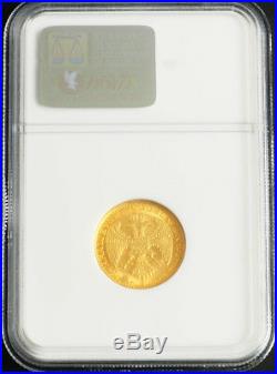 1931, Yugoslavia, Alexander I. Gold Ducat  Coin. Birds Ctmk! NGC MS-64