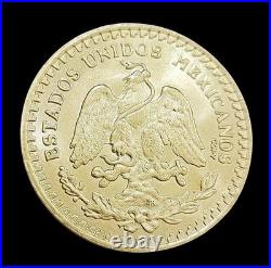 1947 Mexican Centenario 50 Gold Pesos Copy Coin Solid 10k Yellow Gold REAL 10KT
