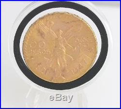 1947 Mexico Gold 50 Pesos Centenario Coin 1821-1947 Mexican 22K Bullion 41.6g BU