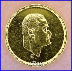 1970 Egypt Egipto Ägypten Gold Coins President Nasser 5 Pounds