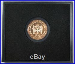 1972 Jamaica $20 Dollar Proof Gold Coin 10th Anniversary of Independence With COA