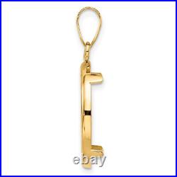 1982-2000 10 Yuan China 1/10 oz Panda Prong Set Polished Coin Bezel in 14k Gold