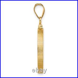 1982-Now $10 Canada 1/4 oz Maple Leaf Screw Top Reeded Edge Coin Bezel 14k Gold 1982-Now $10 Canada 1/4 oz Maple Leaf Screw Top Reeded Edge Coin Bezel 14k Gold