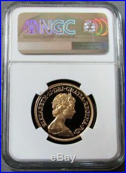 1983 Gold Great Britain Proof 2 Pound Sovereign Coin Ngc Pf 69 Ultra Cameo