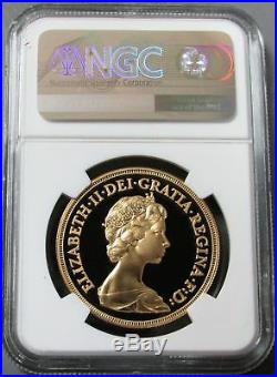 1984 Gold Great Britain Proof 5 Pounds Sovereign Coin Ngc Pf 69 Ultra Cameo