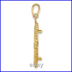 1986-Now $10 1/4 oz American Eagle Screw Top Twisted Rope Coin Bezel in 14k Gold 1986-Now $10 1/4 oz American Eagle Screw Top Twisted Rope Coin Bezel in 14k Gold