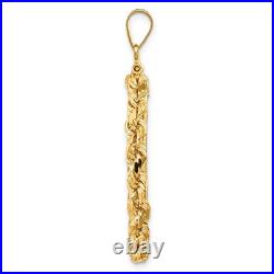 1986-Now $25 1/2 oz American Eagle Screw Top Large Knot Rope Coin Bezel 14k Gold 1986-Now $25 1/2 oz American Eagle Screw Top Large Knot Rope Coin Bezel 14k Gold
