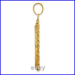 1986-Now $25 1/2 oz American Eagle Screw Top Small Knot Rope Coin Bezel 14k Gold