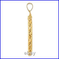 1986-Now $50 1 oz American Eagle Screw Top Large Knot Rope Coin Bezel 14k Gold