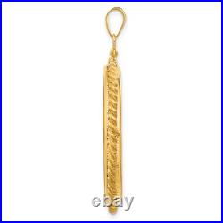 1986-Now $50 1 oz American Eagle Screw Top Twisted Rope Coin Bezel in 14k Gold 1986-Now $50 1 oz American Eagle Screw Top Twisted Rope Coin Bezel in 14k Gold