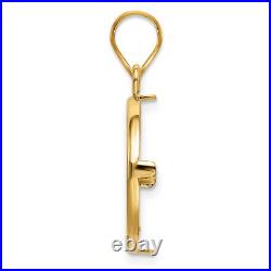 1986-Now $5 1/10 oz American Eagle Prong Set Plain D/C Coin Bezel in 14k Gold 1986-Now $5 1/10 oz American Eagle Prong Set Plain D/C Coin Bezel in 14k Gold