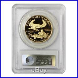 1986-W $50 Gold Eagle PCGS PR70DCAM Deep Cameo American Bullion 1oz Proof coin