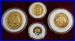 1987 California Solid Gold Coin Set. 999 1.85oz Pure American Gold