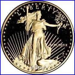1989-P American Gold Eagle Proof 1/2 oz $25 Coin in Capsule