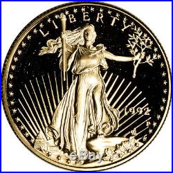 1992-P American Gold Eagle Proof 1/2 oz $25 Coin in Capsule