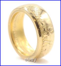1992 US American Gold Eagle 1oz Coin Ring 22KT Solid Gold Fine Gold 26.33g 1992 US American Gold Eagle 1oz Coin Ring 22KT Solid Gold Fine Gold 26.33g