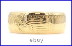 1992 US American Gold Eagle 1oz Coin Ring 22KT Solid Gold Fine Gold 26.33g 1992 US American Gold Eagle 1oz Coin Ring 22KT Solid Gold Fine Gold 26.33g