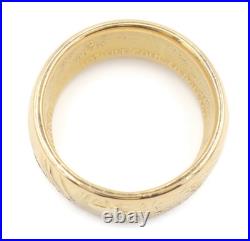 1992 US American Gold Eagle 1oz Coin Ring 22KT Solid Gold Fine Gold 26.33g 1992 US American Gold Eagle 1oz Coin Ring 22KT Solid Gold Fine Gold 26.33g