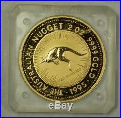 1995 Australia Gold Nugget $200 Proof Coin 2 oz of. 999 Pure Very Scarce