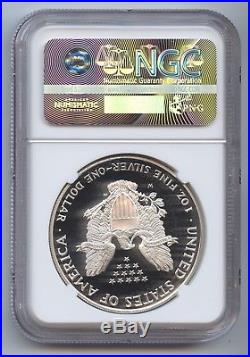 1995-W Proof Silver Eagle (#9325) NGC PF67 ULTRA CAMEO. Very Nice Coin for The