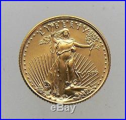 1999 1/10 $5 GOLD EAGLE COIN BU Brilliant Uncirculated