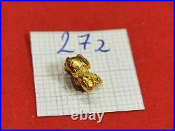 1,010g Alaska Yukon Goldnugget + Zert. Gold Nuggets #272 Goldnuggets Coin Barren