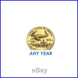 1/10 oz American Eagle $5 Gold Coin Random Year