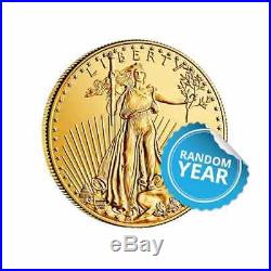 1/2 oz $25 Gold American Eagle Coin (Date Varies)