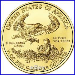 1/2 oz American Gold Eagle Coin (Varied Year)