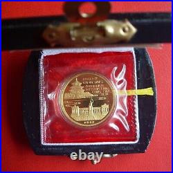 1/2 oz GOLD PANDA PP with Orig. Case and COA! Munich Coin Show 1989 ONLY 1500 Ex