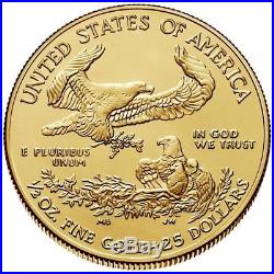 1/2 oz Gold American Eagle Coin Random Date