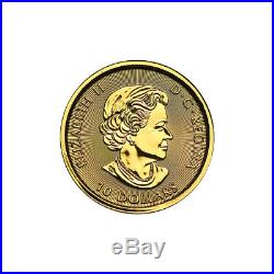 1/4 oz 2016 Canadian Snow Falcon Gold Coin