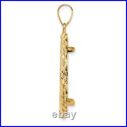 1/4 oz American Eagle $10 Coin Bezel Pendant Prong Set Rope in 14k Yellow Gold