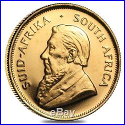 1/4 oz South African Krugerrand Gold Coin (Random Year)