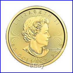 1 oz 2018 Canadian Maple Leaf Gold Coin
