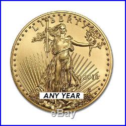 1 oz American Eagle $50 Gold Coin Random Year US Mint Gold American Eagle 1 oz
