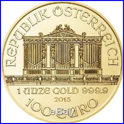 1 oz Austrian Gold Philharmonic Coin (Varied Year)