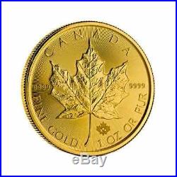 1 oz Gold Canadian Maple Leaf Coin