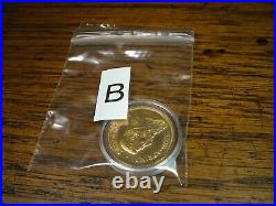 1oz gold Krugerrand coin. Dated 1974 in capsule. Genuine article