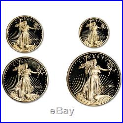 2000 American Gold Eagle Proof Four-Coin Set
