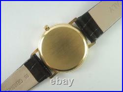 2000 TISSOT 1853 Coin Type Date Man 18K Case Gold Dial Quartz Vintage Watches