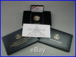 2000 W Library of Congress Bimetallic $10 Gold/Platinum US Mint Proof Coin