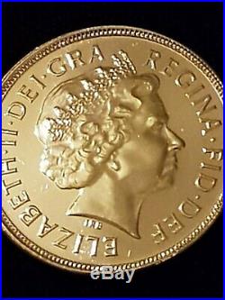 2004 Queen Elizabeth II 22 Carat Solid Gold Full Sovereign Bullion Coin
