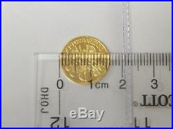 2005 Wiener Philharmoniker 10 Euro Coin 1/10 oz Gold 999.9 Austria Unze