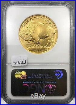 2006 $50 Buffalo First Year of Issue Label NGC MS70 1 oz. 9999 Fine Gold Coin