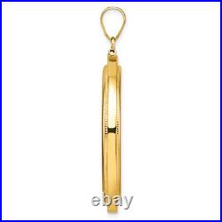 2006-Now $50 1 oz American Buffalo Screw Top Beaded Coin Bezel in 14k Gold 2006-Now $50 1 oz American Buffalo Screw Top Beaded Coin Bezel in 14k Gold
