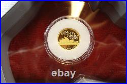 2006 SYDNEY OPERA HOUSE 1/25oz 9999 SOLID GOLD COIN WITH BOX