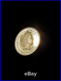 2006 Solid Fine Gold 916.7 UK Britannia Twenty Five Pound Proof Coin